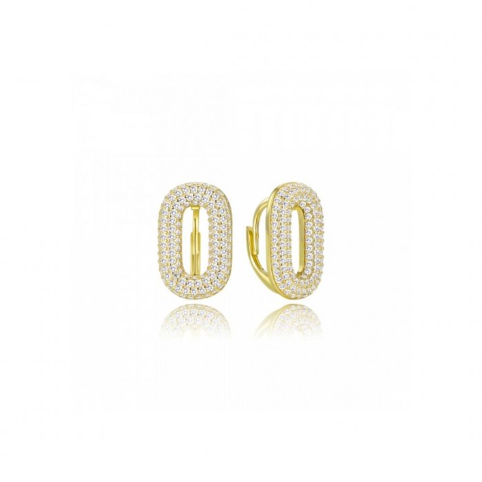 Kolczyki pozłacane 925 - cyfra zero