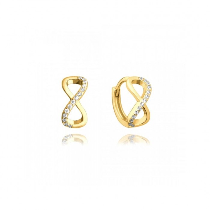 Kolczyki pozłacane - nieskończoność