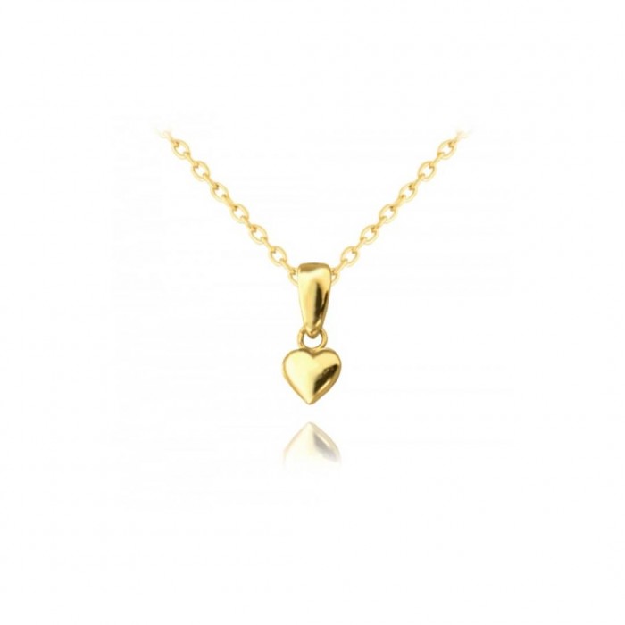 Naszyjnik pozłacany - malutkie serduszko