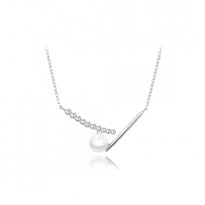 Naszyjnik srebrny 925 z perłą