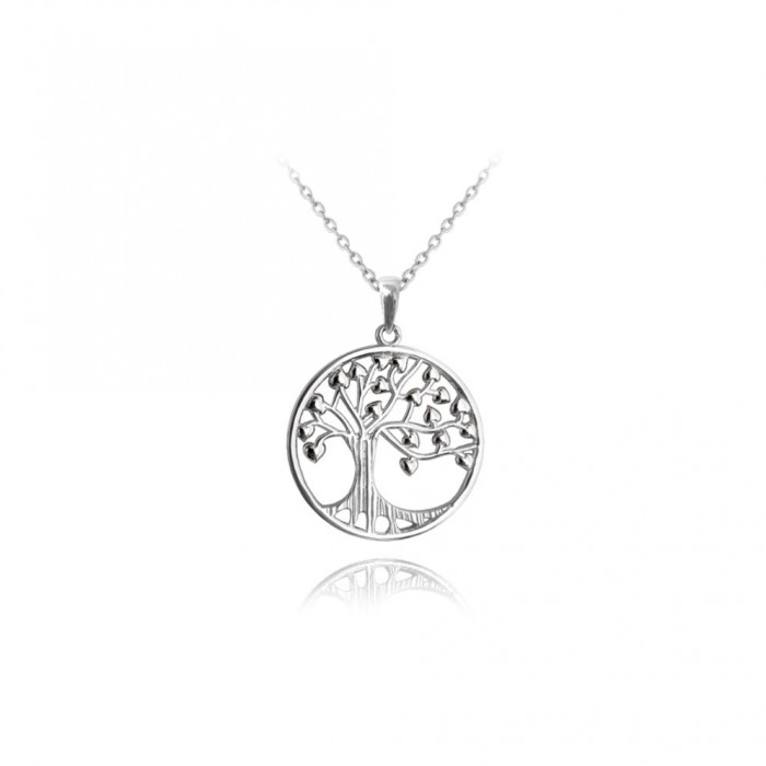 Naszyjnik srebrny - drzewo życia