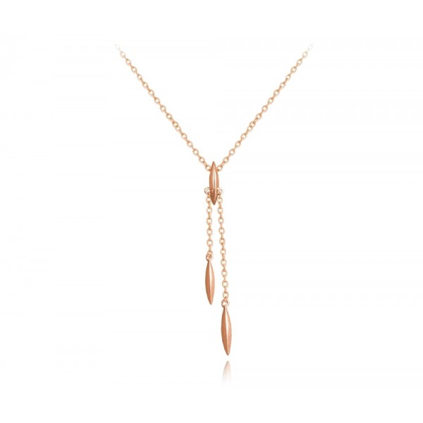 Naszyjnik srebrny rose gold