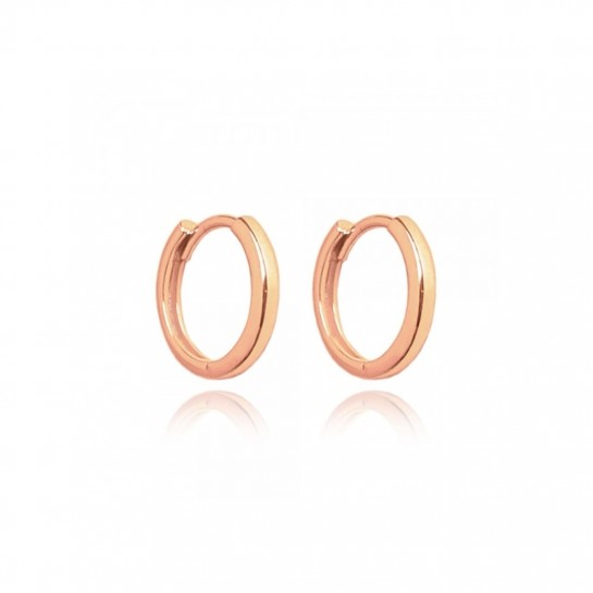 Kolczyki rose gold - 1,5 cm