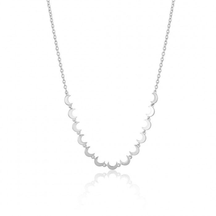 Naszyjnik srebrny z księżycami