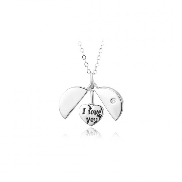 Naszyjnik srebrny 925 - napis "I love you" Naszyjnik srebrny 925 - napis "I love you"
