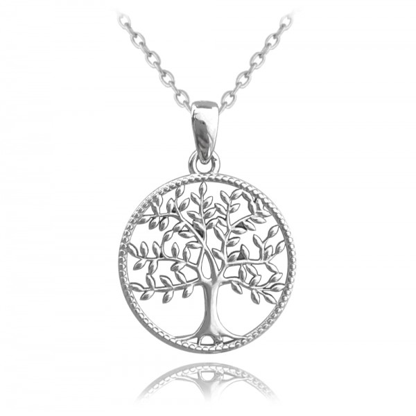 Naszyjnik srebrny - drzewo życia