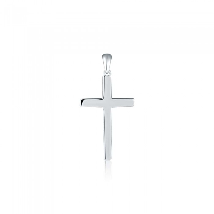 Zawieszka srebrna 925 - gładki krzyżyk 3 cm Zawieszka srebrna 925 - gładki krzyżyk 3 cm