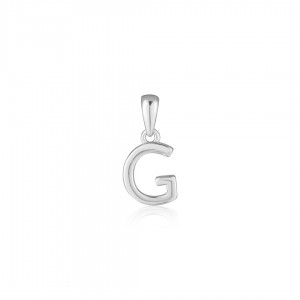 Zawieszka srebrna - mała litera "G"