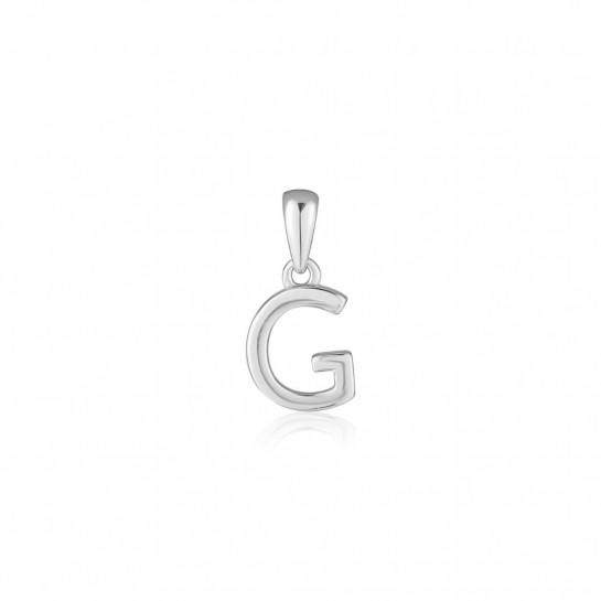 Zawieszka srebrna - mała litera "G"