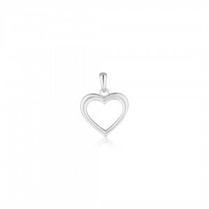 Zawieszka srebro pr. 925 serce konturowe