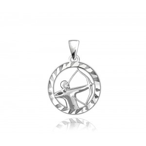 Zawieszka srebrna - strzelec (znak zodiaku)