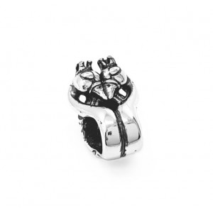 Zawieszka charms - dwa łabędzie
