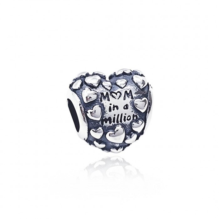 Zawieszka charms - malutkie serduszka (mom in a milion)