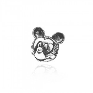 Zawieszka charms - myszka z cyrkoniami