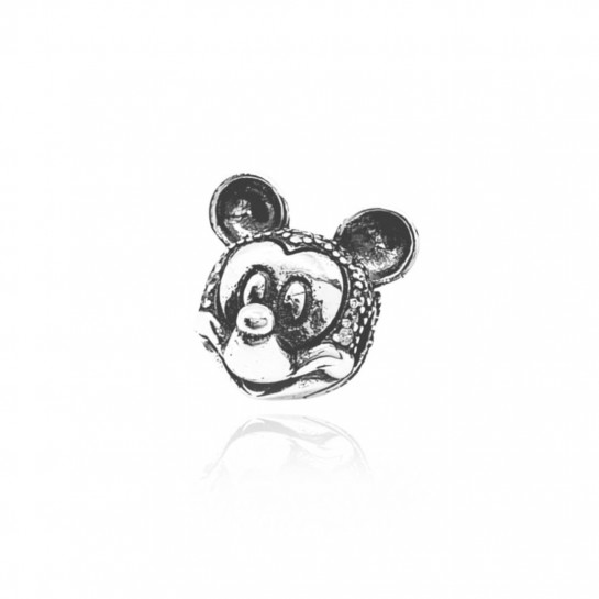 Zawieszka charms - myszka z cyrkoniami