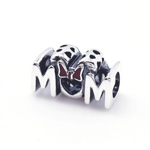 Zawieszka charms - napis mom