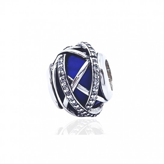 Zawieszka charms - pierścienie nieskończoności