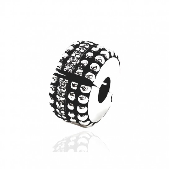 Zawieszka charms - stoper z kulkami