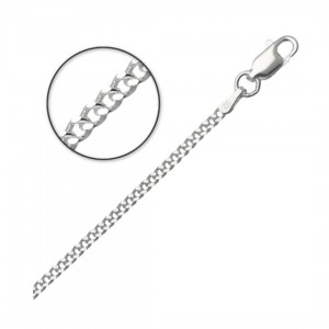 Łańcuszek srebrny - pancerka dł. 60 cm