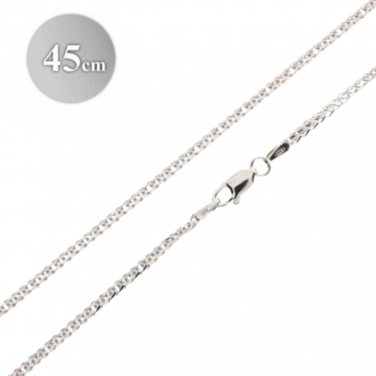 Łańcuszek srebrny lisi ogon 2.5 mm