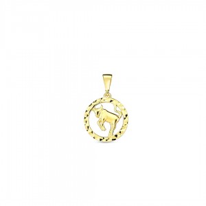 Zawieszka złota pr. 585 - byk (znak zodiaku)