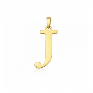 Zawieszka złota pr. 585 - litera J