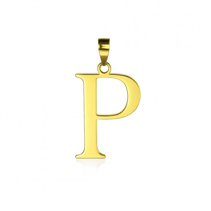 Zawieszka złota pr. 585 - litera P