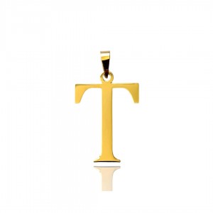 Zawieszka złota pr. 585 - litera T