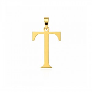 Zawieszka złota pr. 585 - litera T