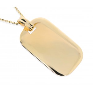Zawieszka złota pr. 585 - blaszka