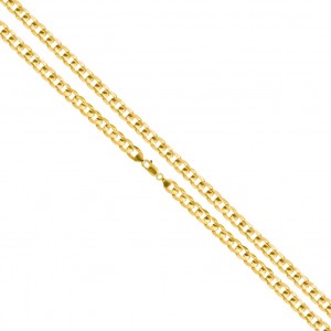 Łańcuszek złoty pr. 585 pancerka pełna 60 cm; 21,65 g