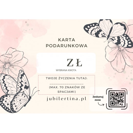 Karta podarunkowa - wiosna